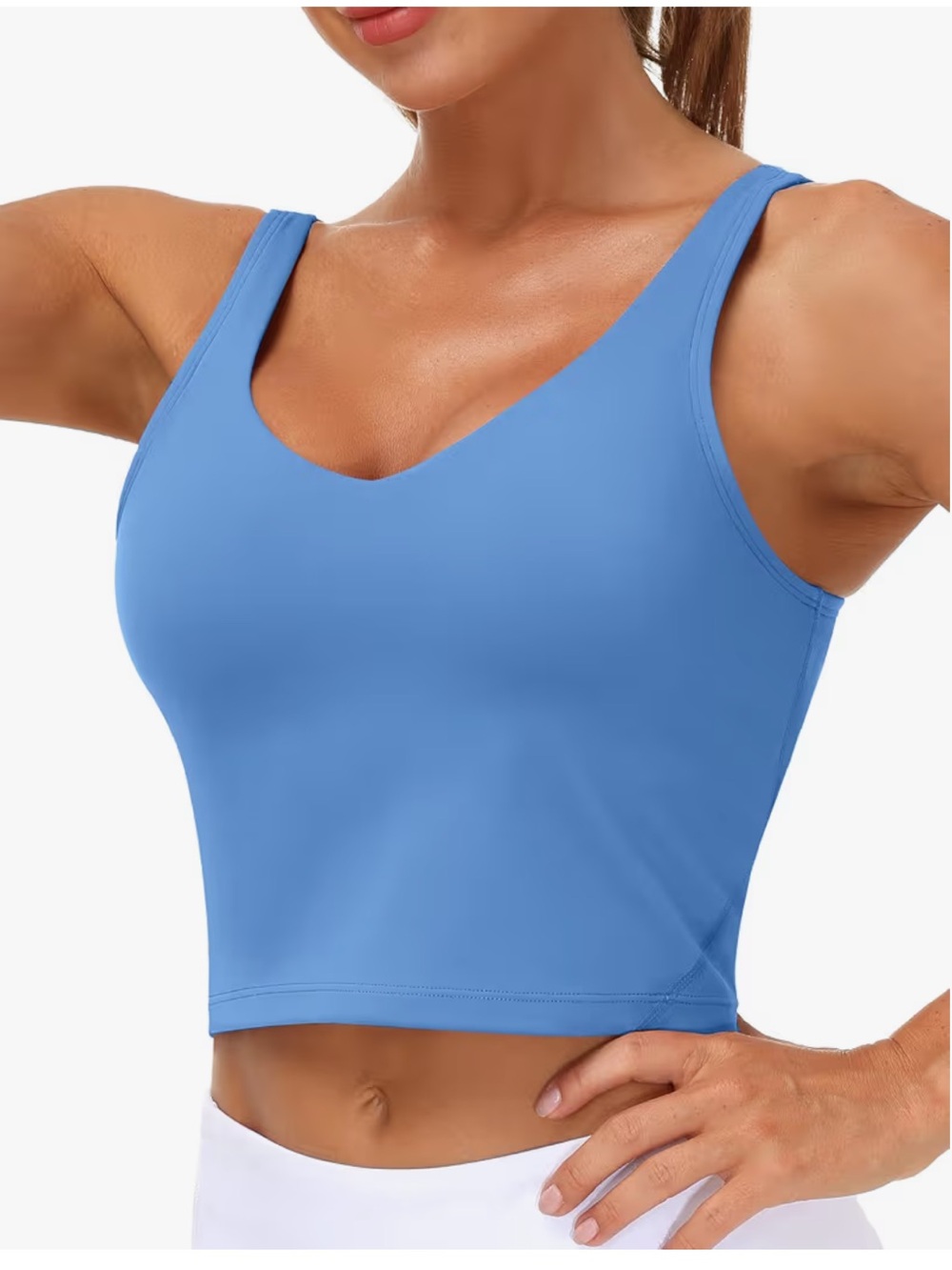 NWT The Gym People Longline Sports Bra, L